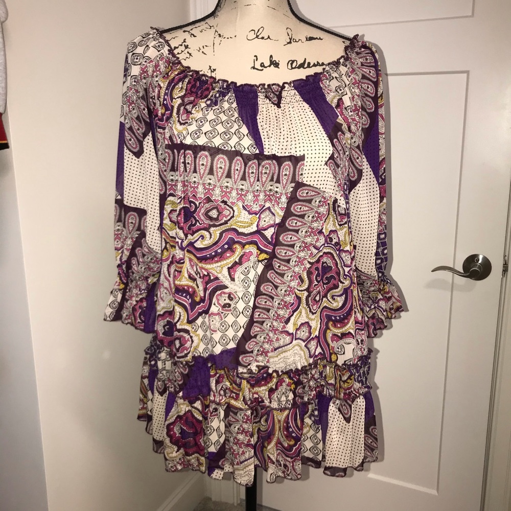 Peasant style top